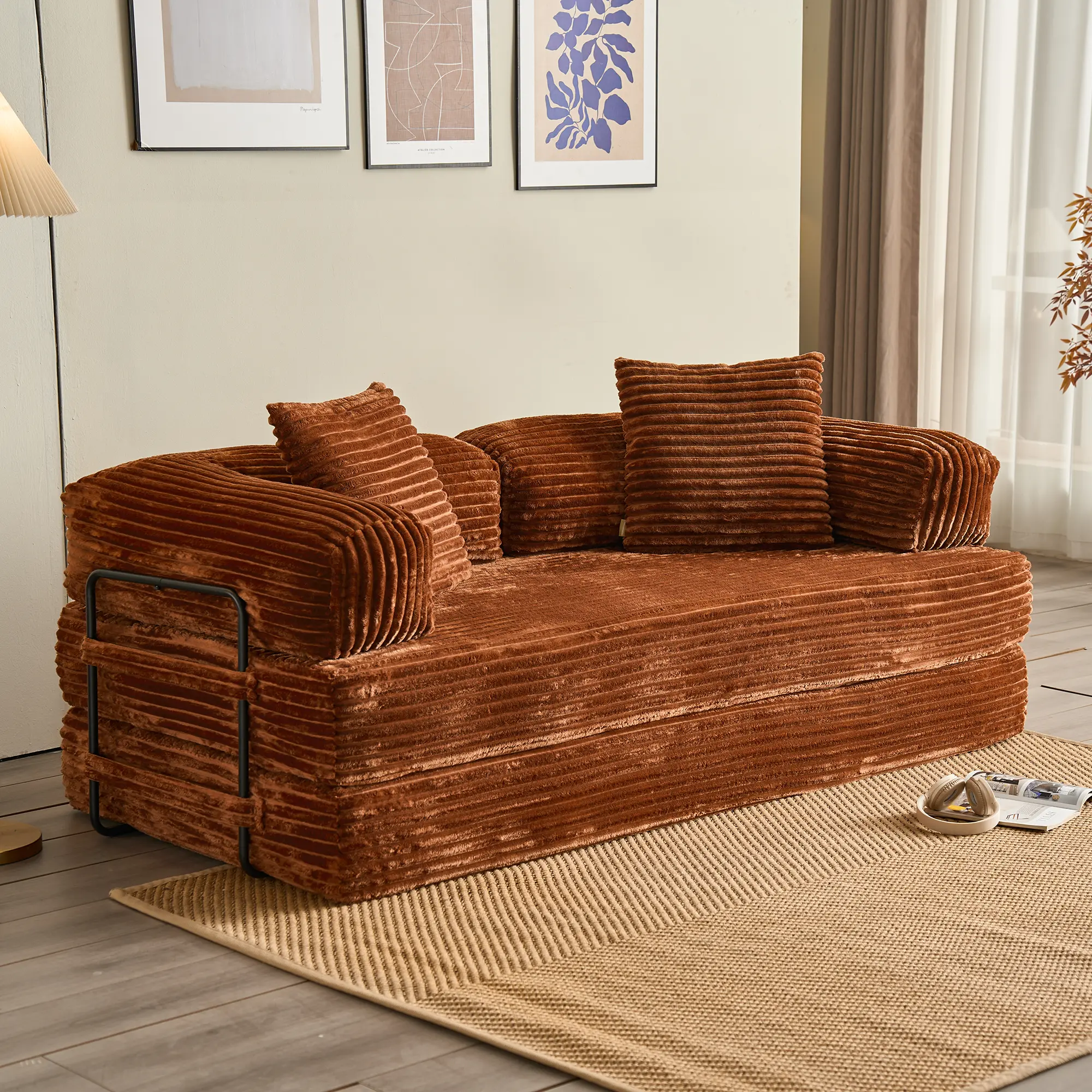 Brown Plush Corduroy