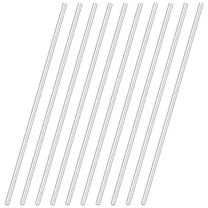 10 Pieces 1/4" Aluminum 6061 Round Rod Solid Extruded Rod 13" Long（+0/-.05"）& 0.25" Diameter (1/4x13inch, 10)
