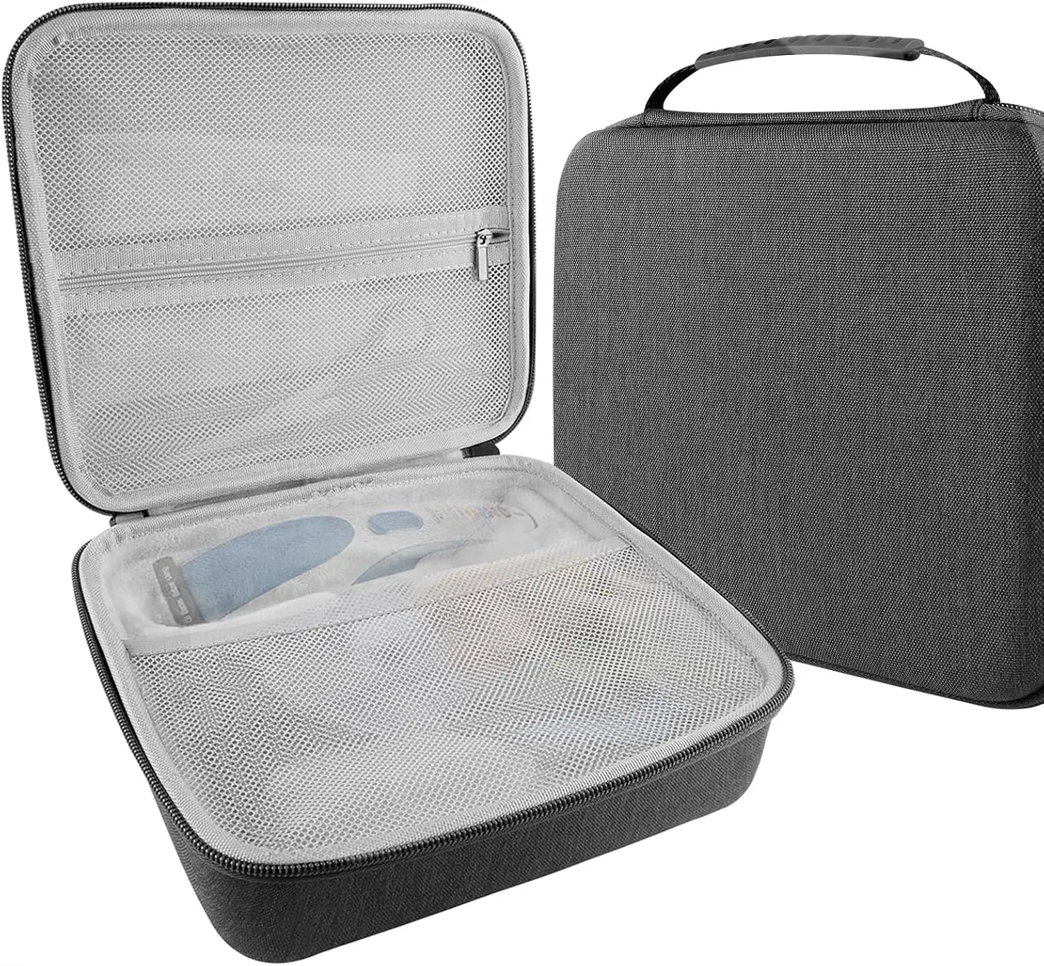Wahl Professional Clipper Travel Case - Full Zip, Protective, Compartmental EVA+Velvet Travel Organizer with Mesh Pocket for Personal Care Appliances
