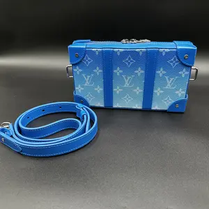 Pre-owned Louis Vuitton Leather Crossbody Bags Monogram Clouds Soft Trunk Wallet