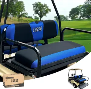 Universal Golf Cart Rear Seat Cover Dress UP Older Golf Cart Durable Breathable Material Fit Like a Glove for Yamaha EZGO and Club , Easy to Install