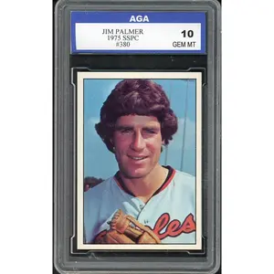 1975 SSPC #380 Jim Palmer Orioles AGA 10 GEM MINT 533957