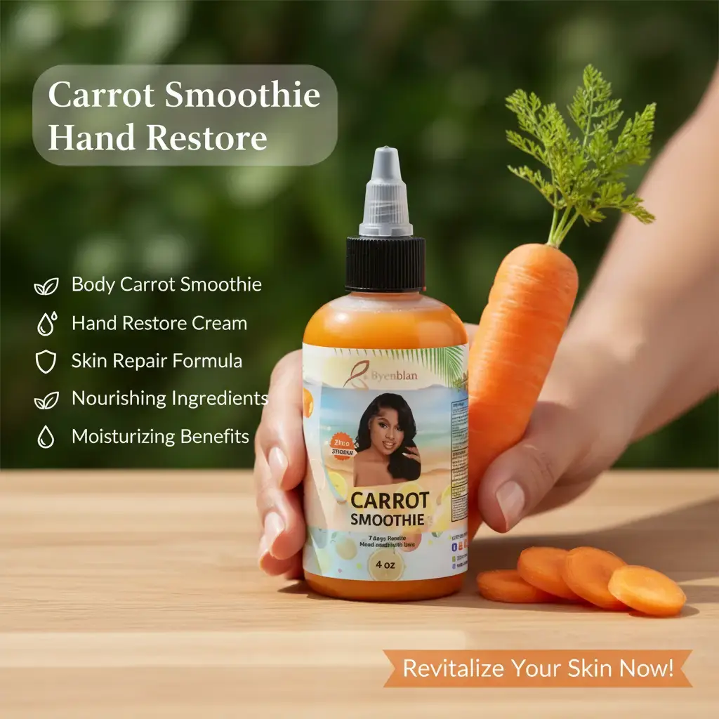 Body Carrot Smoothie Hand Restore Cream Skin Repair