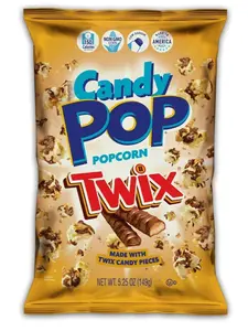Candy Pop Variety Pack – TWIX, M&M’s & SNICKERS Candy-Coated Popcorn | Chocolate & Caramel Drizzled Snack Mix, 5.25 oz Bags
