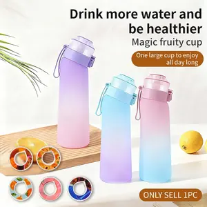 Fruit Flavor Air Water Bottle, 22oz Up Cup, BPA Free, No Sugar, Perfect for Outdoor Sports and Gifts, Non-Lead Crystal Glass