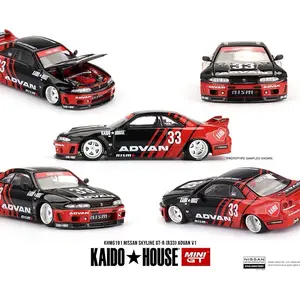 Kaido House x Mini GT 1:64 Nissan Skyline GT-R (R33) Kaido Works ADVAN