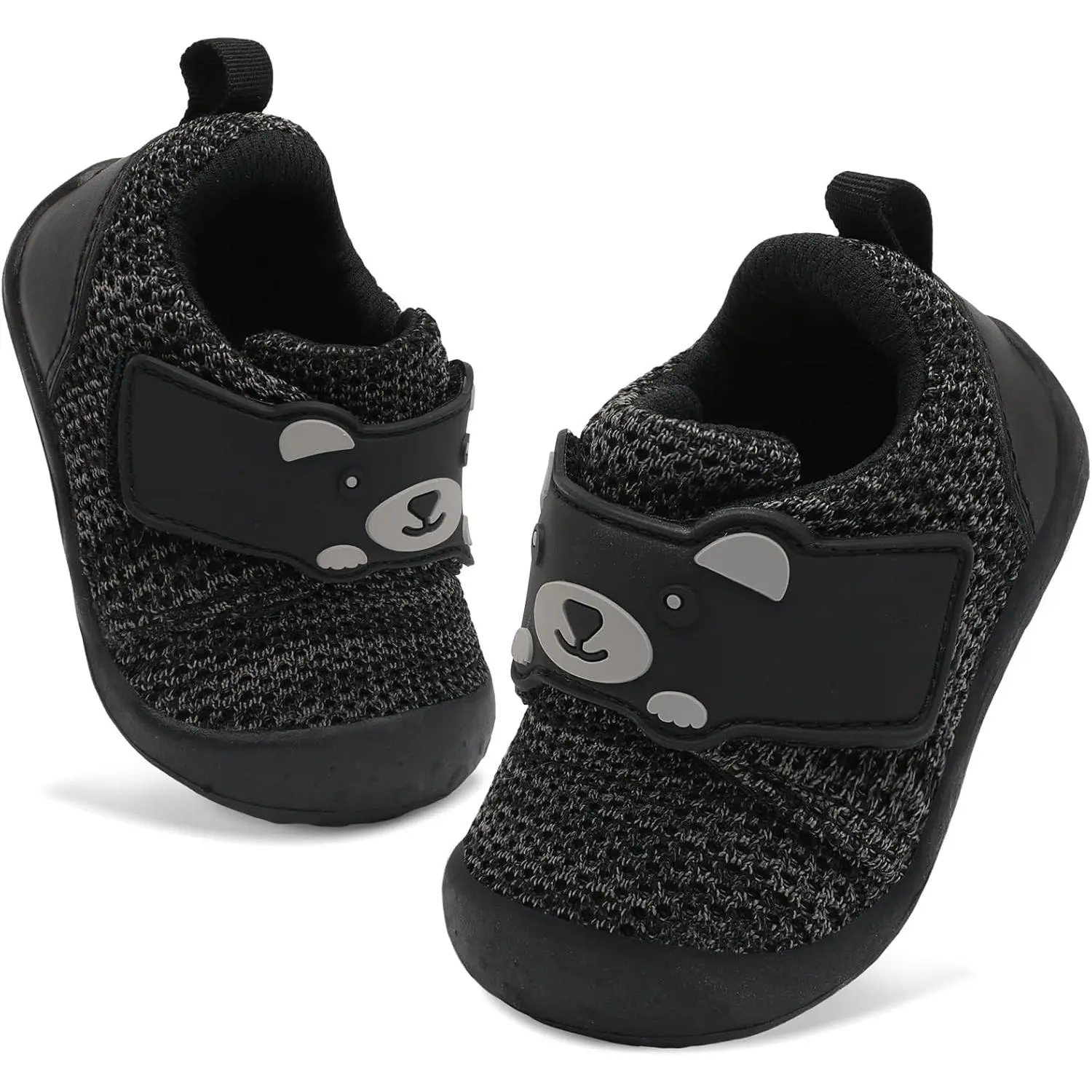 L-SOK017 Baby Walking Shoes Wide Baby Shoes Boys Girls Infant Sneakers Crib Shoes Breathable Toddler Barefoot Shoes Slip On Shoes Newborn