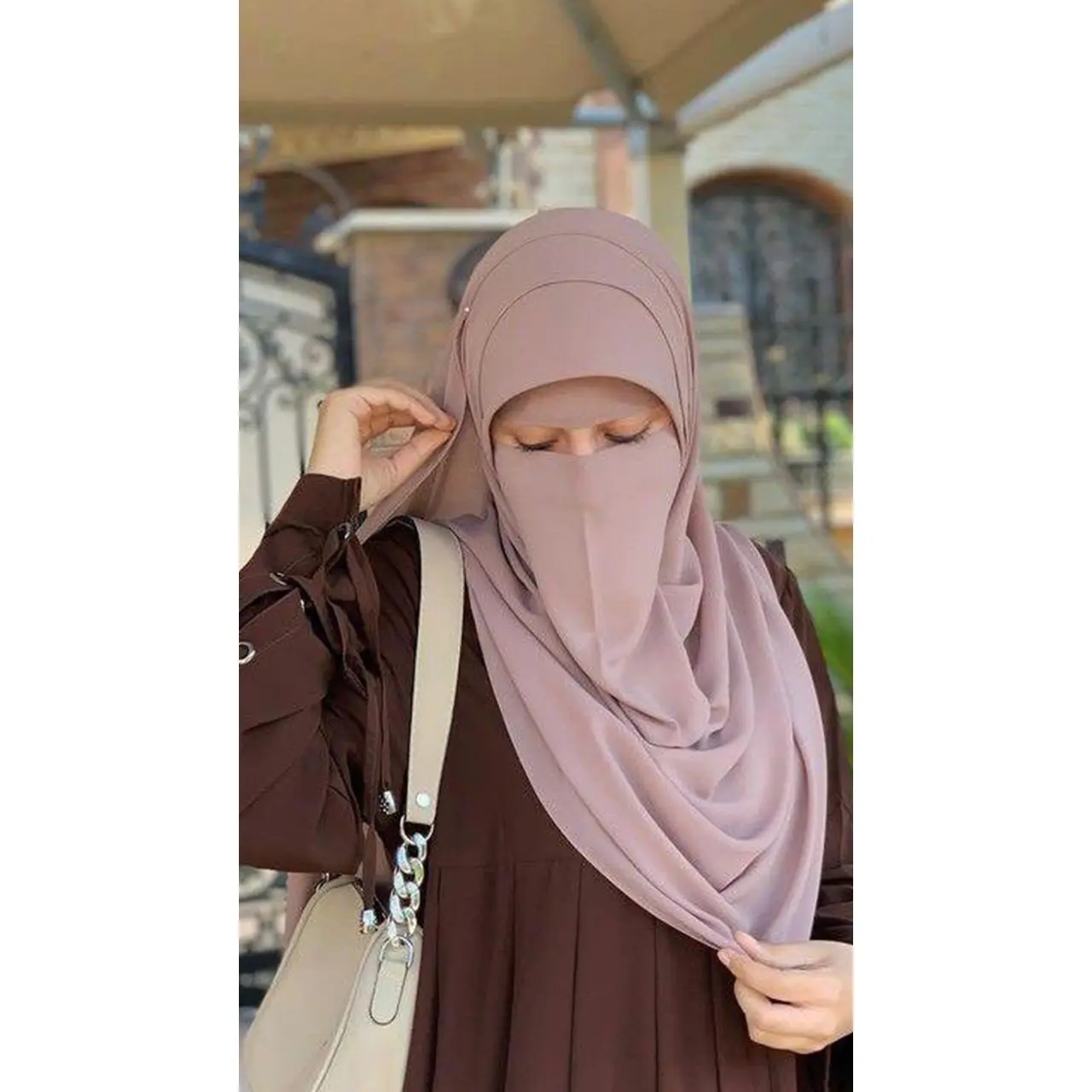Malaysian 3-Piece Niqab Set – Lightweight & Full Coverage Malaysian 3-Piece Niqab Set – Lightweight & Full Coverage