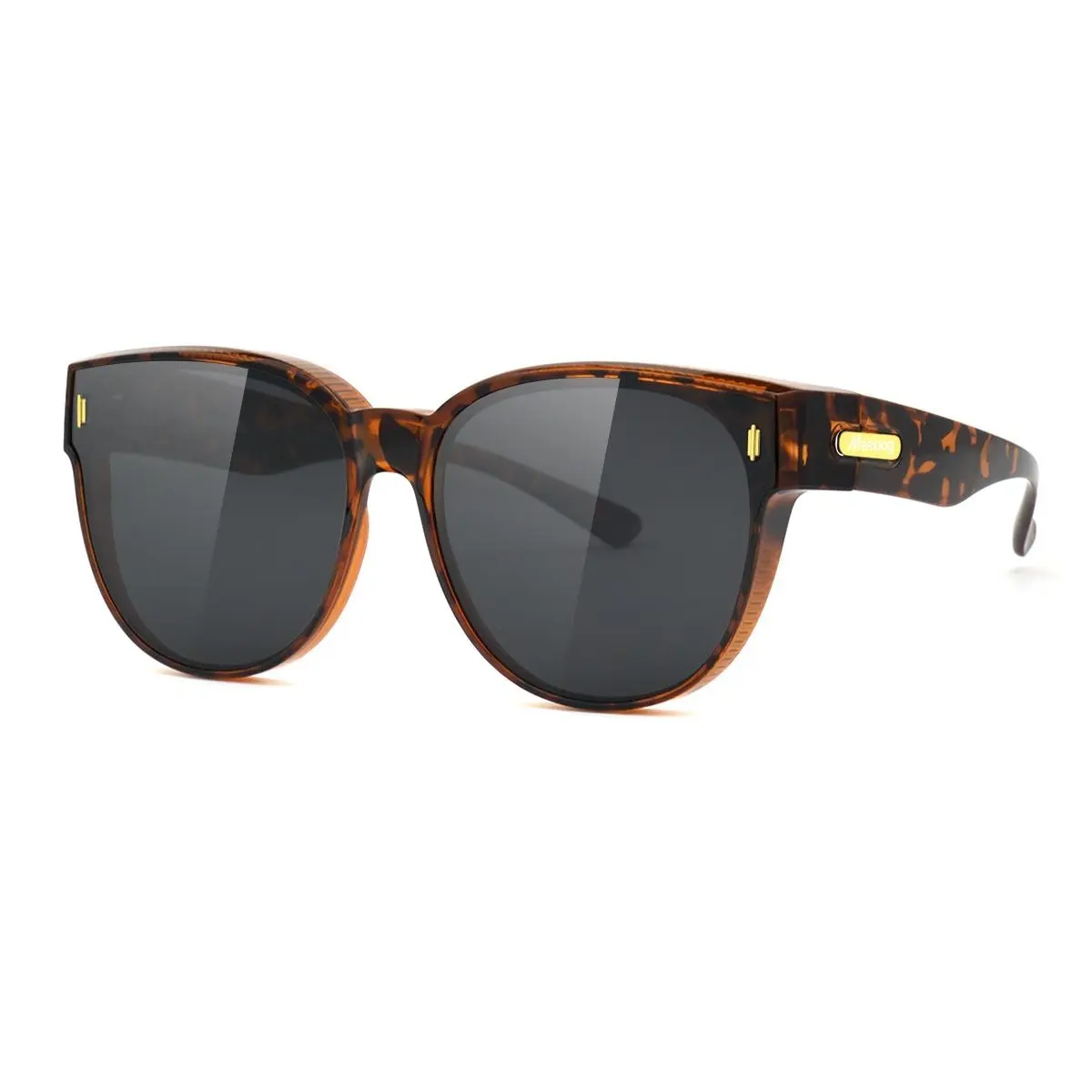 Meeloog Over Glasses Sunglasses for Women TR90 Frame UV400 with Polarized Optical Coating, Lightweight Design for Driving and All-Day Protection ST0073