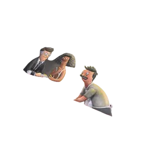 A Classic With Cheese High Quality Canvas Print 24" x 15.75" Nighthawks Fanart Modern Home Decoration Artistic Bob's Burgers Inspired Whimsy