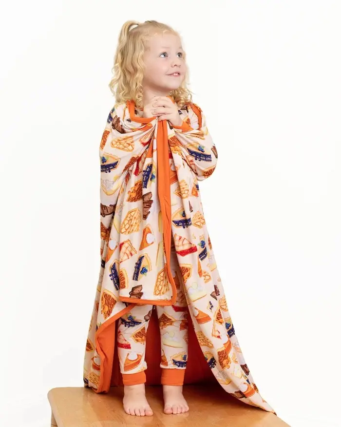 Slice Of Pie Bamboo Toddler Blanket