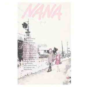 1 Piece Nana Manga Anime Canvas Poster - Frameless 30.48x45.72 cm Japanese Aesthetic Wall Art, Featuring Street Scene, Two Characters Wearing Winter Clothes - Perfect for Living Room and Bedroom Decoration, Kawaii Room Decor
