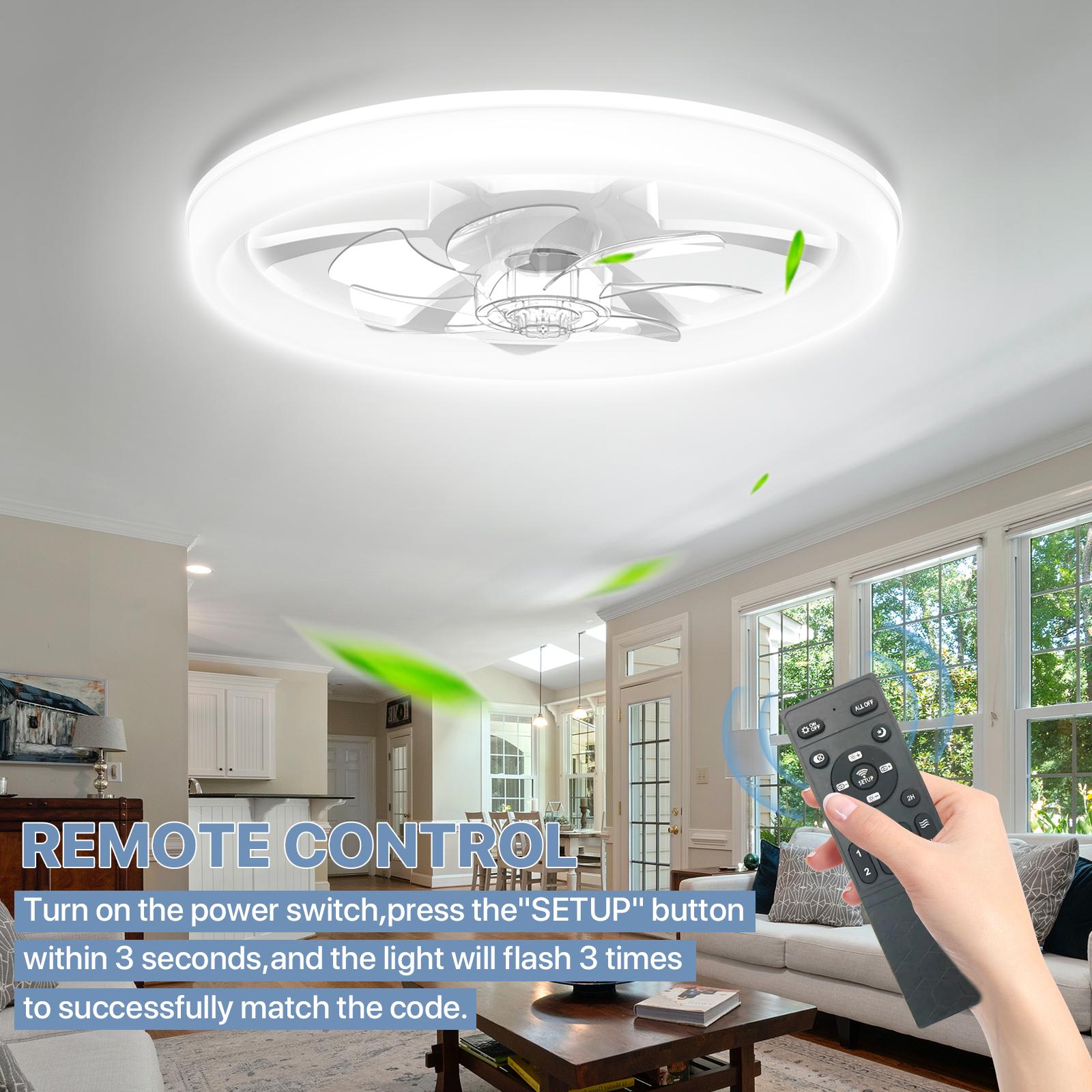 GALENTAL Dimmable Modern LED Fan Light, Ceiling Fan With Light Remote, 3 LED Color Temperature, 6 Speed Noiseless AC Motor, Timer Setting,Adjustable Brightness,White Fandelier Ceiling Fans for Bedroom,Dining room, Living room, Study, Valentine's Day GALENTAL Dimmable Modern LED Fan Light, Ceiling Fan With Light Remote, 3 LED Color Temperature, 6 Speed Noiseless AC Motor, Timer Setting,Adjustable Brightness,White Fandelier Ceiling Fans for Bedroom,Dining room, Living room, Study, Valentine's Day