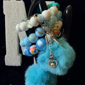 Silicon wristlet keychains