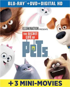 The Secret Life of Pets  [BLU-RAY MOVIE] With DVD, UV/HD , 2 Pack, Digitally Mastered In HD, , Slipsleeve Packaging, Snap Case