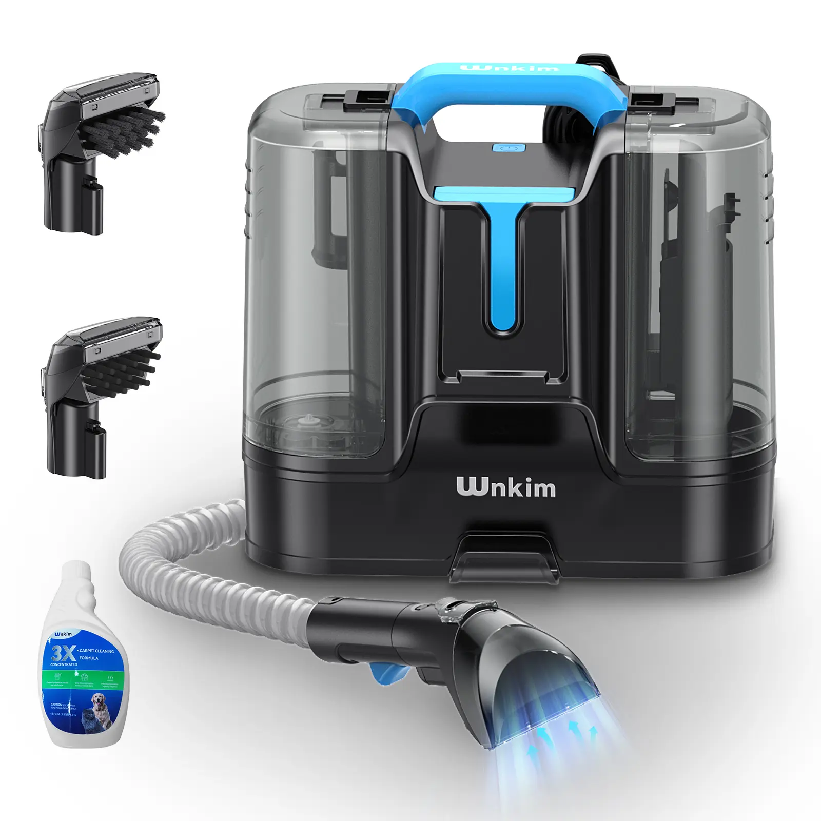 Carpet Cleaner Machine, 16500Pa Carpet & Upholstery Cleaner Machine, Portable Strong Suction Stain Remover Deep Cleaner for Carpets, Couches, Car Seats and Stairs, Self-Cleaning
