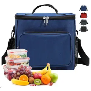 10L Insulated Lunch Bag, Leakproof Thermal Lunch Box Bag for Men Women Adults, Durable Insulated Bag, Large Insulated Cooler Bag with Adjustable Shoulder for Work Beach Picnic Camping