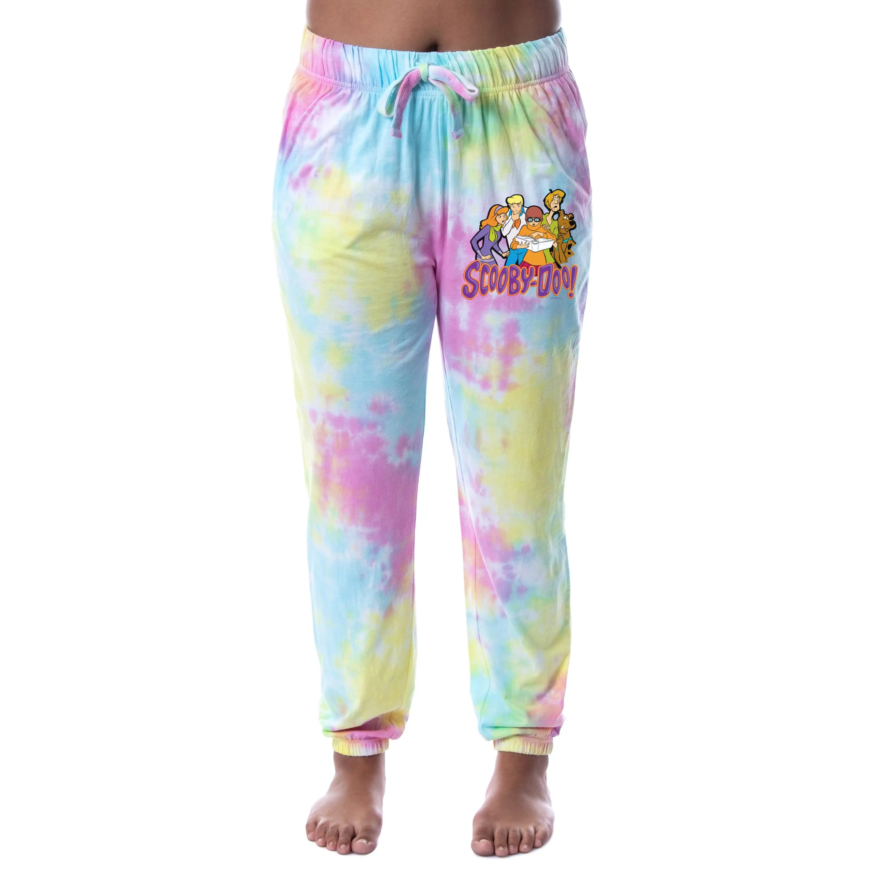 Scooby-Doo Womens' The Gang Tie-Dye Sleep Jogger Pajama Pants