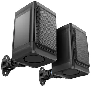 Saiyin Outdoor Indoor Speakers Marine Grade Mount Speakers Surround Sound Stereo Speakers with Wall Mount Brackets for Boat Patio Garage Home Surround System One Pair