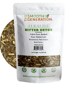 Alkaline Bitter Detox Tea - Natural Herbal Beverage for Cleansing & Wellness - Hydrating Tea Herbal Kidney Detox Tea Blend