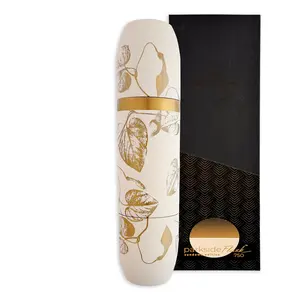Caskata x High Camp Crema Morning Glory Fern Wine Flask