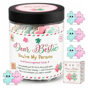 60PCS Best Friend Affirmation Jar – Dear Bestie Birthday Gift for Her