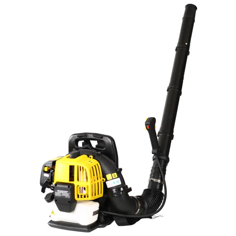 Backpack Gas Powered Leaf Blower, 52CC 530CFM 3HP 2Stroke Grass Lawn Blower Air Cooling Gasoline BackpackGrass Blower with Air-Cooled, Snow Blower for Outdoor
