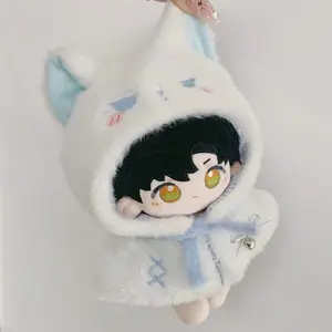 Plush Cloak 10cm Cotton Doll Clothes Suit Cute 20cm Doll Clothes Outfit Dress Up Blue Doll Clothes Set Doll Accessories