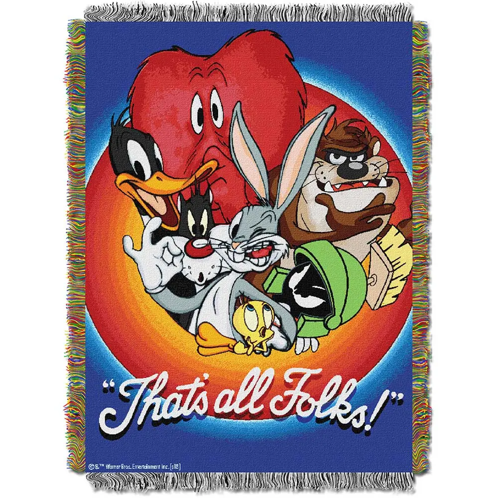 Warner Bros. Looney Tunes Favorite Show Woven Tapestry Wall Hanging, 48x60 in Home Decor, Decoration