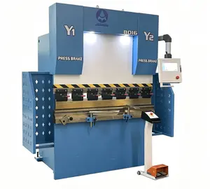Bending Machine with 80t 1600mm Press Brake for Sheet Metal Bending High Precision CNC Torsion Bar Synchro Press Brakes Holistic Welding Structure