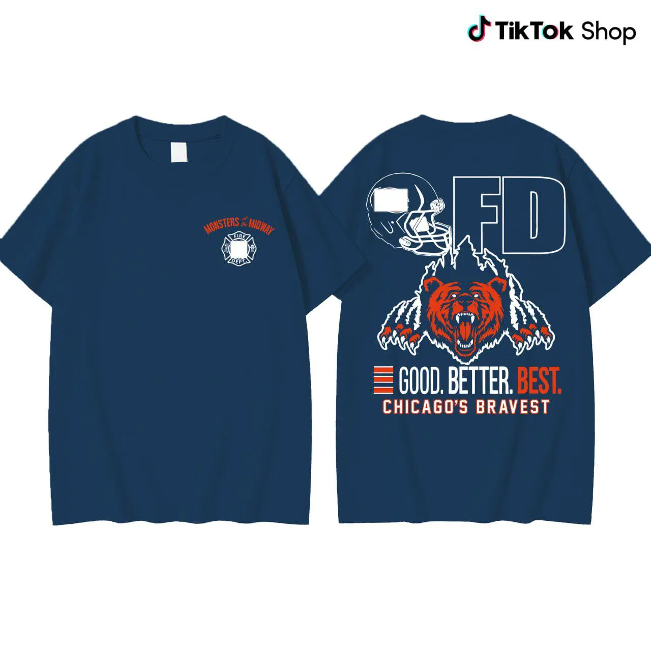 Monsters Of Midway FD Chicago's Bravest Shirt, Good Better Best, Gift For  FD fans - TikTok Shop