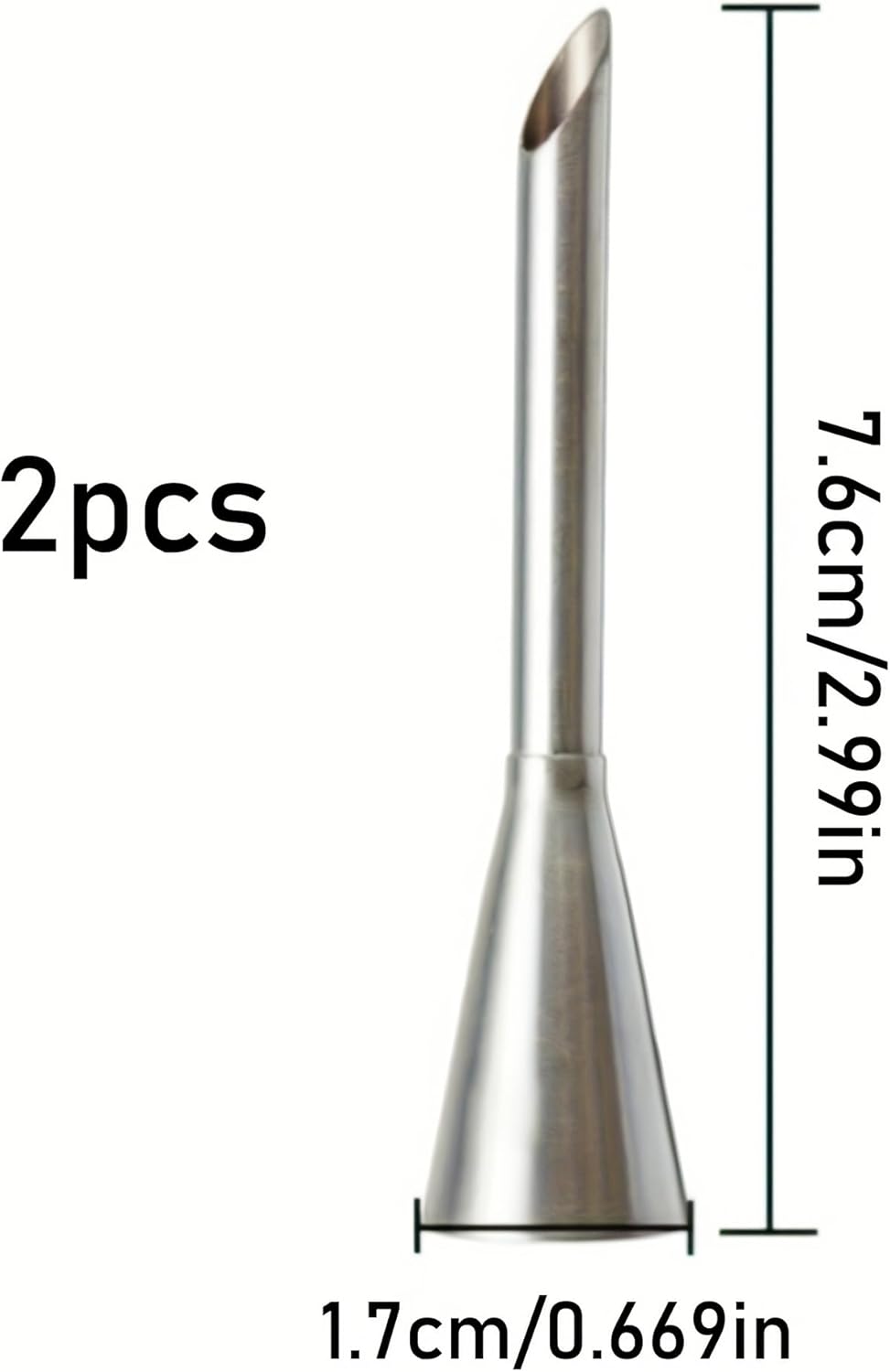 Piping Tips for Filling Eclairs Donuts Doughnuts Cupcakes,Donut Filler Tip,Pastry Tip,Long Puff Cream Filling Tip,2 Pcs Piping Tips for Filling Eclairs Donuts Doughnuts Cupcakes,Donut Filler Tip,Pastry Tip,Long Puff Cream Filling Tip,2 Pcs