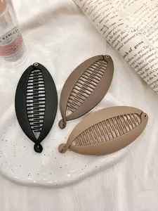 3pcs New High Bun Banana Clip Hair Clip for Women, Vertical Clip Anti-Slip Twist Clip for Fine Hair, Stylish Hair Accessories