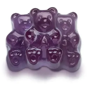 Albanese Purple Grape Gummy Bears: 5LB Bag Albanese Purple Grape Gummy Bears: 5LB Bag