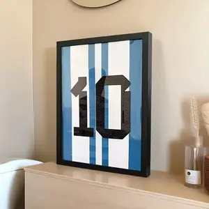 Acrylic jersey display box, signed jersey storage must-have, suitable for football and basketball collectibles, fully enclosed thick design protects jersey appearance, modern home trendy style