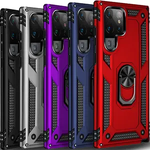 For Samsung Galaxy S25 Ultra S24 S23 S22 S21 FE Case Phone Cover + Screen Glass