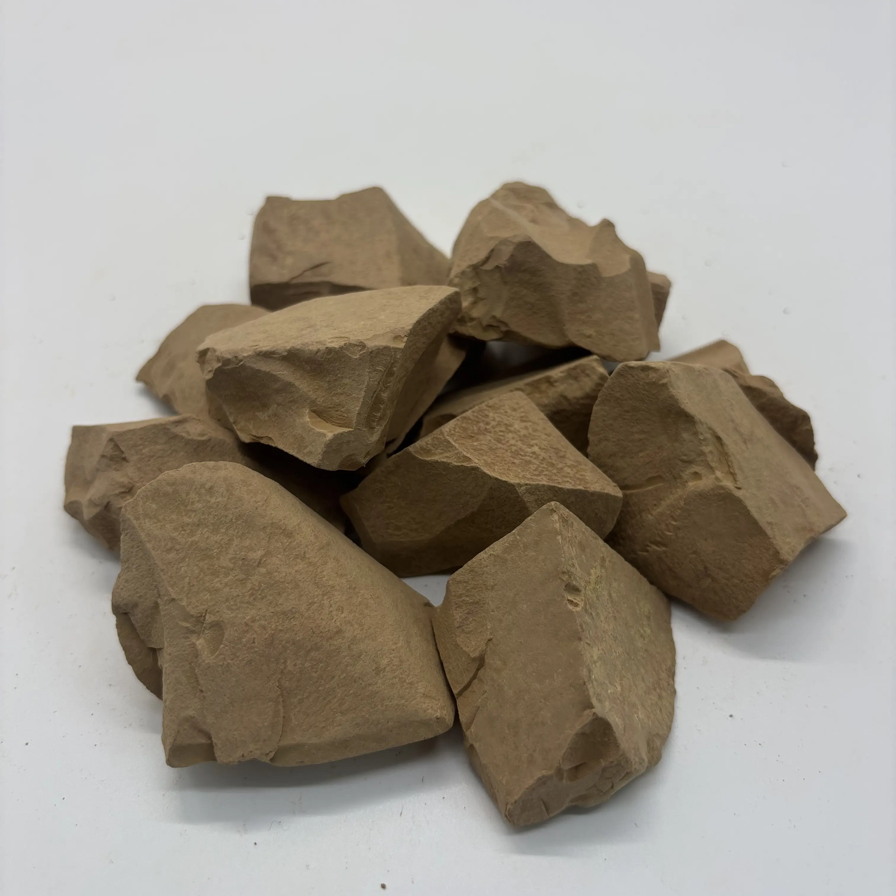 200g (7oz) 0-Additive Natural Cosmetic Grade Edible Narat Brown Kaolin Clay Lumps - Hard, Brittle, Sticky When Wet, Free from Fragrances, for Home Improvement & Garden Soil Use