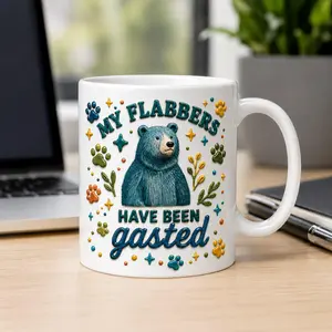 3D Effect Mug, Funny Bear Lover Coffee Cup, Cute Wildlife Humor Mug for Animal Lovers and Cozy Coffee Fans