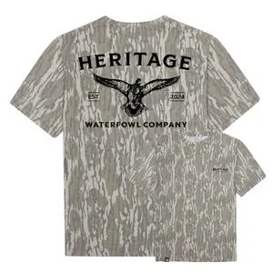 HERITAGE WATERFOWL COMPANY Camouflage Tee - Inspire Graphic Tee for Every Comfort and Style, Perfect Gift Father's Day 2026