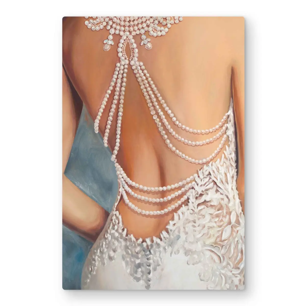 Begin Home Decor C1MP2030244U01 20 x 30 in. Wedding Dress - Romantic Metal Print Wall Art for Home Decor