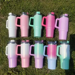 Large Capacity Double-layer Stainless Steel Vacuum Insulation Cup Drinkware Flasks cup koozie