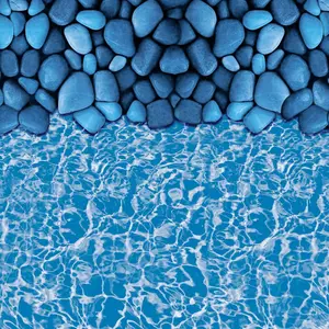 【DealsForYouDays】VEVOR Pool Liner, 30ft Round Pool Liner, Uinbead Style, Durable Vinyl Pool Liner, Standard Gauge, 52in Wall Height, Pool Liner Replacement for Steel Sided Above-Ground Swimming Pools