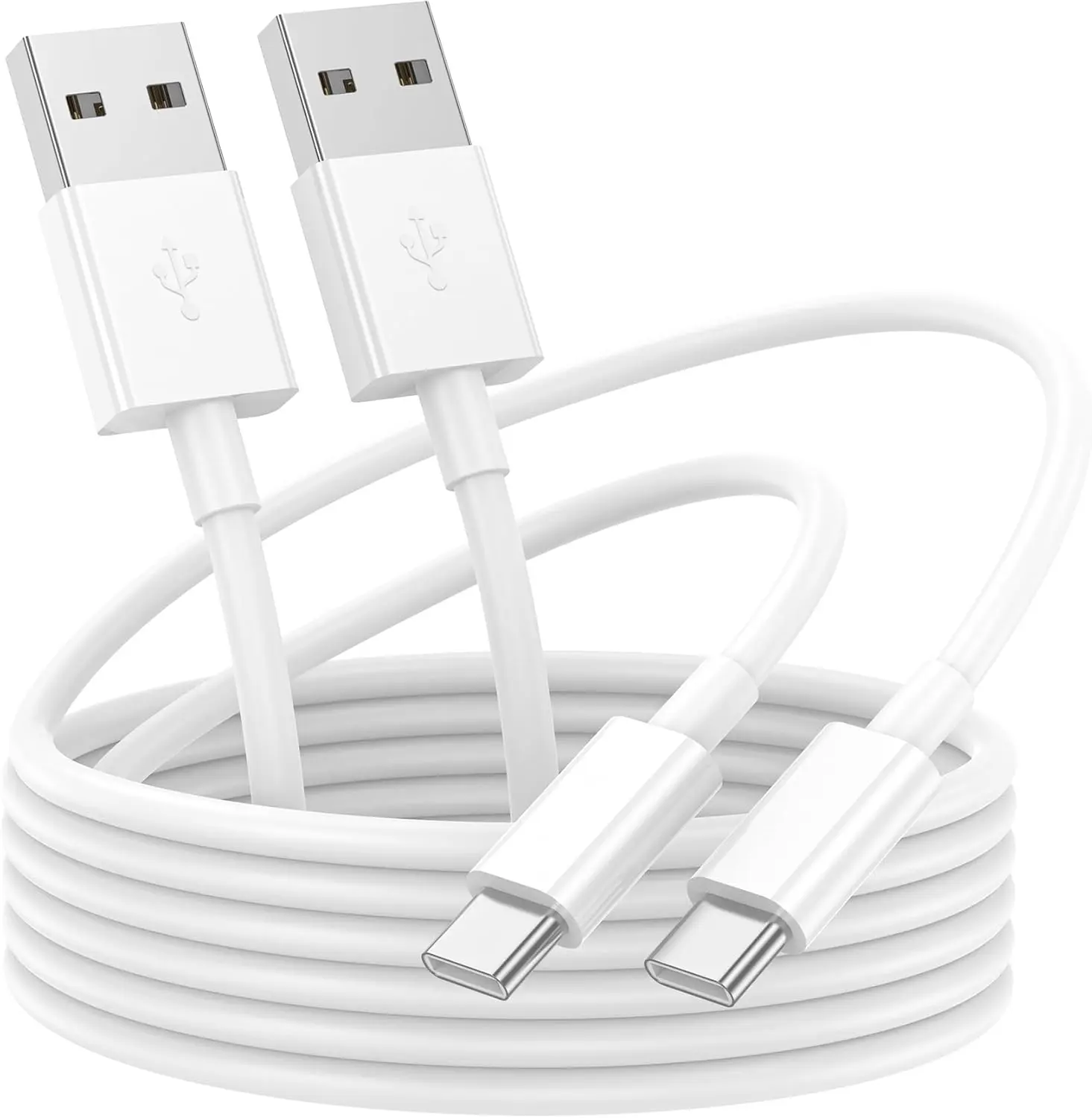 Car Carplay Cable for iPhone 15/16/17 Charger Cord,USB A to USB C Fast Charging Cable 3FT 2Pack Compatible for Apple 17 Pro Max/16 Plus/for IPad Pro 12.9/11/Air 5th/4th Mini Gen Type C Charge