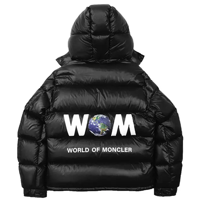 Pre-owned MONCLER Nylon Small Leather Goods Fragment HANTIUM Down Jacket
