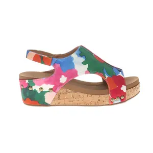 Corkys Womens Volta Ii Floral Studded Slingback  Casual Sandals Casual Mid Heel 2-3" - Multi
