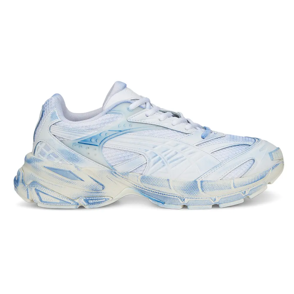 PUMA Mens Velophasis Overdye Lace Up Sneakers Shoes Casual - Blue