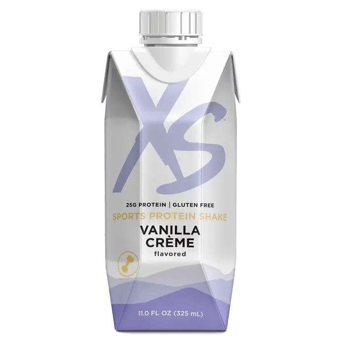 Amway XS Sports Protein Shakes – Vanilla Creme | Ready-to-Drink Protein Shake | 25g Protein | 12 Pack