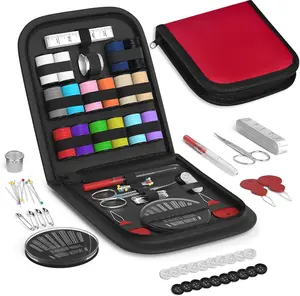 10 PCS Complete Sewing Kit-Premium Portable Sewing Supplies Set for Emergency Repairs, Embroidery & DIY Crafts | Travel Sewing Kit, Home Mending Kit