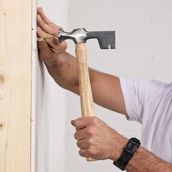 ToolPro 14 oz Drywall Hammer with 14 in Handle Durable Steel Head & Moisture Resistant Handle for Drywall Work