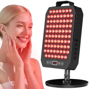 YOUNG MASTER red Light Therapy Panel for Face and   Body, 78 LEDs Dual Chip 660nm Red Light & 850nm Near   Infrared Light Device with Rotatable Stand and Magnetic   Remote for Skin, Sleep, Athletic Performance